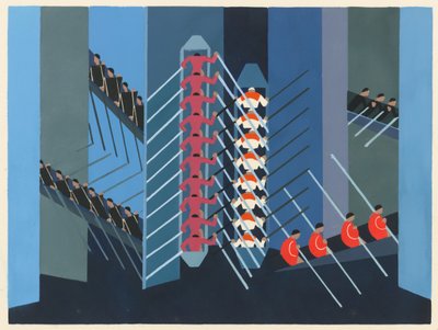 Décor de théâtre du portfolio Décors de Théâtre, 1930 - Alexandra Alexandrowna Exter