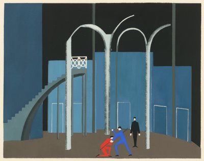 Décor de théâtre, 1930 - Alexandra Alexandrowna Exter