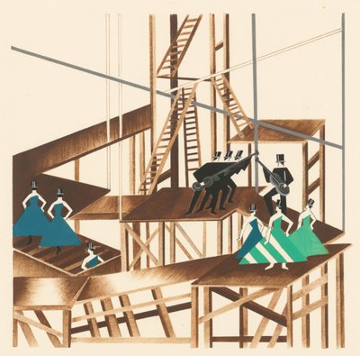Décor de théâtre, 1930 - Alexandra Alexandrowna Exter