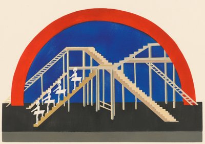 Décor scénique du portfolio Décors de Théâtre, 1930 - Alexandra Alexandrowna Exter