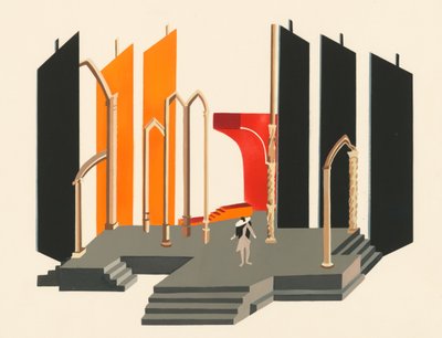 Décor de théâtre - Alexandra Alexandrowna Exter