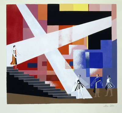 Décor pour Macbeth de Shakespeare, illustration de 