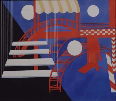 Décor de scène pour la Revue de l