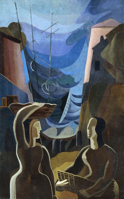 Deux paysannes avec des paniers - Alexandra Alexandrowna Exter