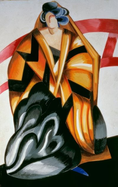 Figurine de la nourrice pour la représentation Moscou, Théâtre Kamerny, 17 mai 1921 - Alexandra Alexandrowna Exter
