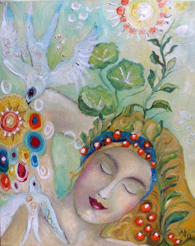 Paysage onirique serein - Alexandra Higgins