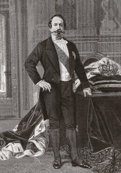 Portrait de Napoléon III, Empereur des Français - gravé d
