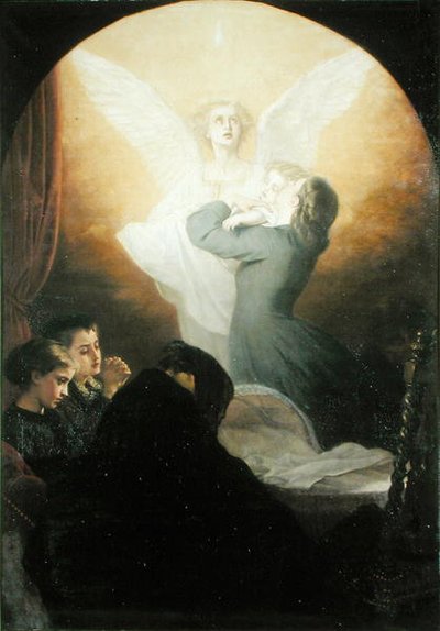 Le Dernier Baiser de la mère, vers 1865 - Alexandre Antigna