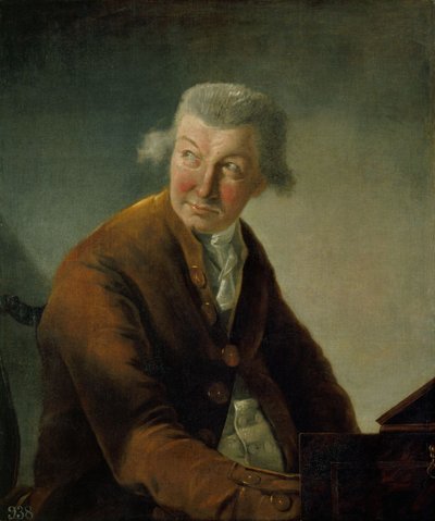 Portrait de Carl Friedrich Abel 1723-1787 - Alexandre Auguste Robineau