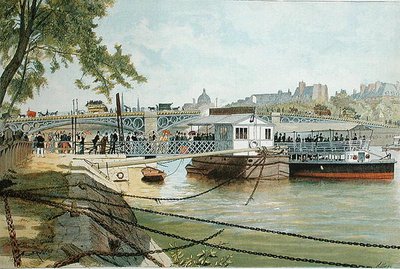 Le Ponton à Suresnes, à côté du Pont des Saints Pères - Alexandre Brun