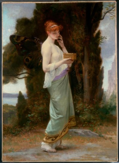 A.Cabanel, Psyché avec la boîte de Proserpine / Peinture, 1881 - Alexandre Cabanel