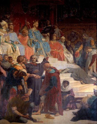 Le roi Louis IX (Saint Louis) rendant justice - Alexandre Cabanel