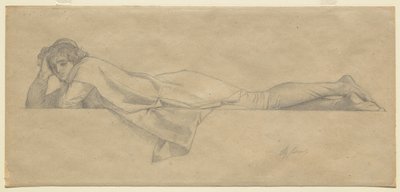 Étude pour "Le Poète Florentin" - Alexandre Cabanel