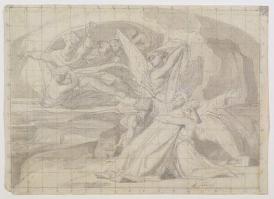 Étude pour La Mort de Moïse, 1851 - Alexandre Cabanel