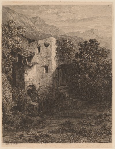 Maison délabrée - Alexandre Calame