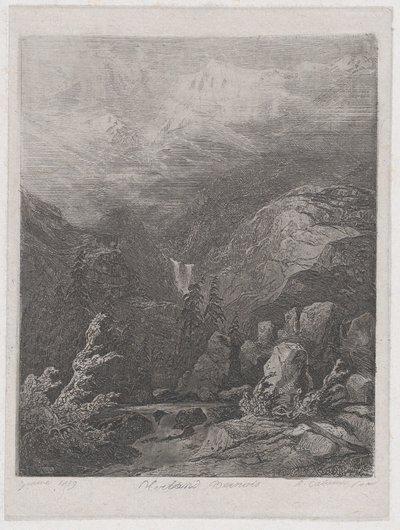 Paysage, 1839 - Alexandre Calame