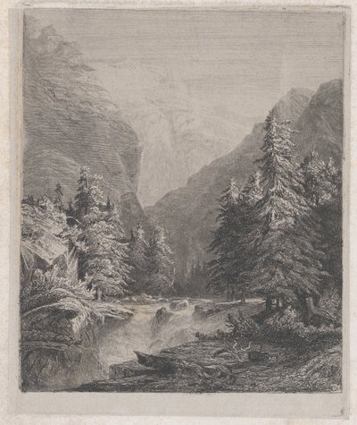 Paysage, 19ème siècle - Alexandre Calame
