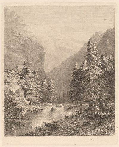 Cascade de montagne - Alexandre Calame