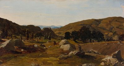 Paysage près de Chiusi, Toscane - Alexandre Desgoffe