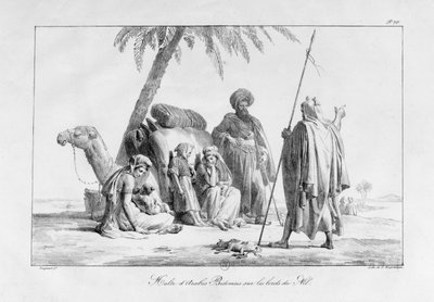 Arabes et Bédouins se reposant, de la série 