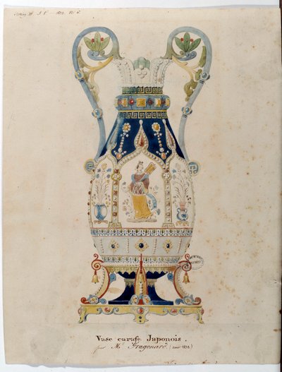 Carafe japonaise - Alexandre Evariste Fragonard
