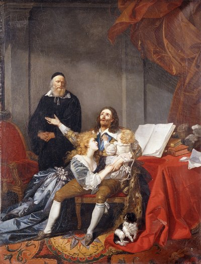 Le roi Charles Ier prenant congé de sa famille avant son exécution - Alexandre Evariste Fragonard