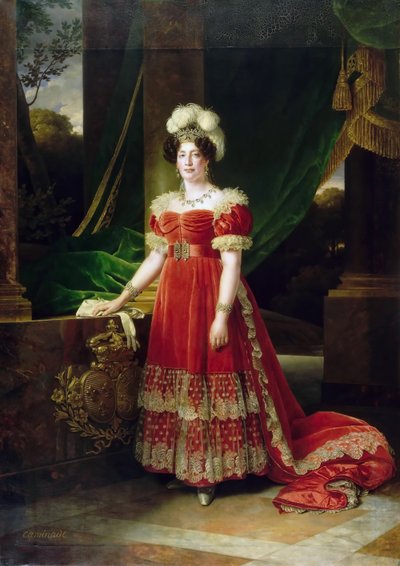 Portrait de Marie Thérèse de France 1778-1851 - Alexandre Francois Caminade