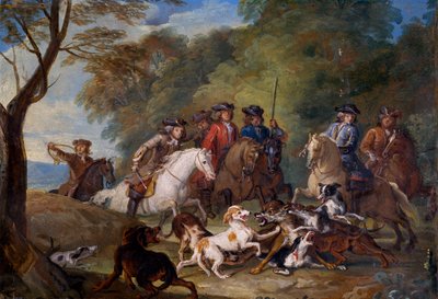 Étude pour La Chasse au loup - Alexandre Francois Desportes