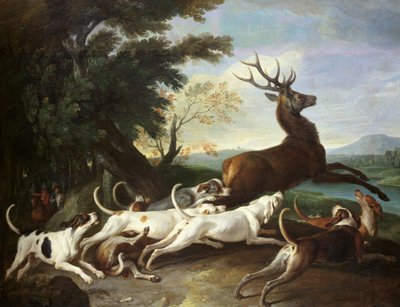 La Chasse au cerf, 1718 - Alexandre Francois Desportes