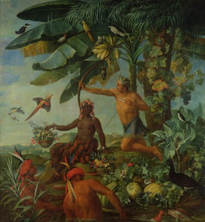 Le chasseur et pêcheur indien, 1741 - Alexandre Francois Desportes