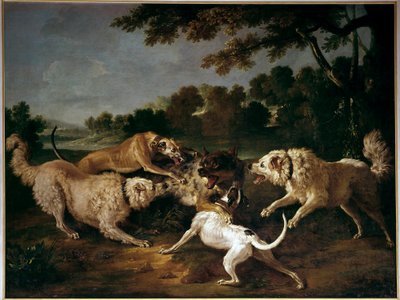 La Chasse au loup - Alexandre Francois Desportes