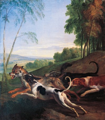 Chasse au loup - Alexandre Francois Desportes