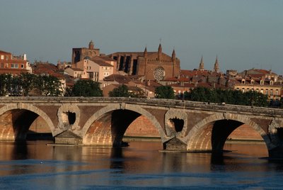 Pont-Neuf sur la Garonne, Toulouse, Midi-Pyrénées, France - Nicolas Toussaint Charlet