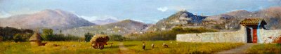 Paysage toscan par Lorenzo Gelati - Nicolas Toussaint Charlet