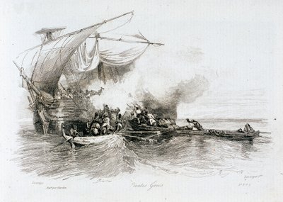 Pirates grecs - Alexandre Gabriel Decamps