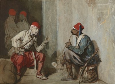 Gardes turcs - Alexandre Gabriel Decamps