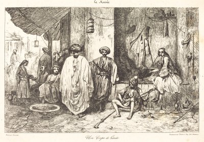 Un corps de garde - Alexandre Gabriel Decamps