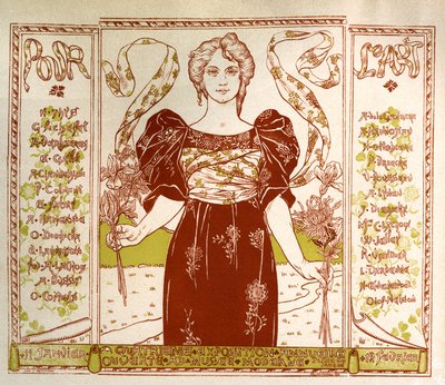 Exposition Art nouveau à Bruxelles, vers 1895-1897 - Alexandre Hannotiau