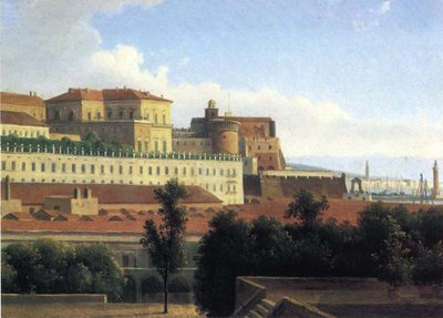 Naples, le Palazzo Reale, vers 1780 - Alexandre Hyacinthe Dunouy