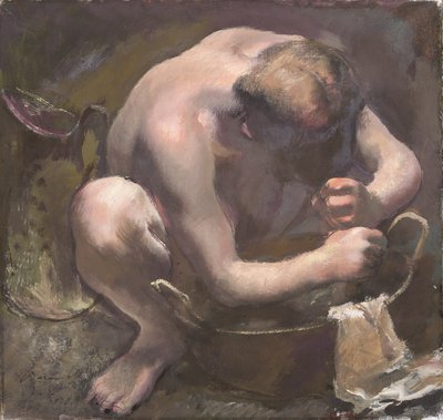 Modèle se lavant les cheveux, 1929 - Alexandre Jacovleff