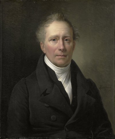 Daniel Francis Schas (1772-1848), membre du Conseil du commerce et des colonies de 1814 à 1820 - Alexandre Jean Dubois Drahonet (signed by artist)