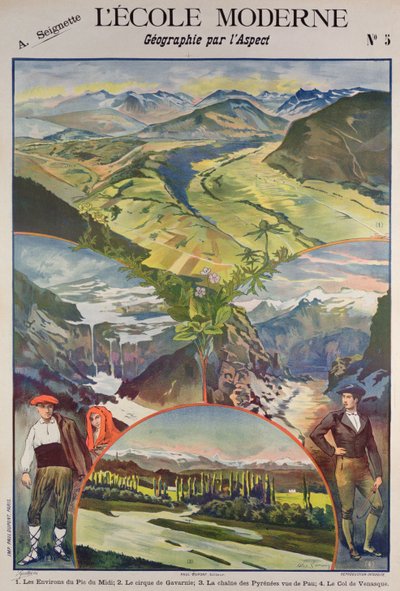 Affiche des Pyrénées - Alexandre Lunois