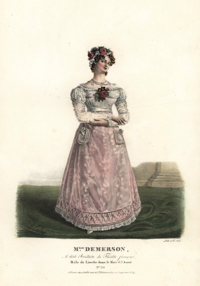 Mademoiselle Anne Demerson en Liselle dans Le Mari et l