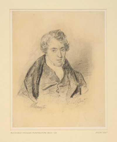Portrait de Richard Parkes Bonington, vers 1825-30 - Alexandre Marie Colin