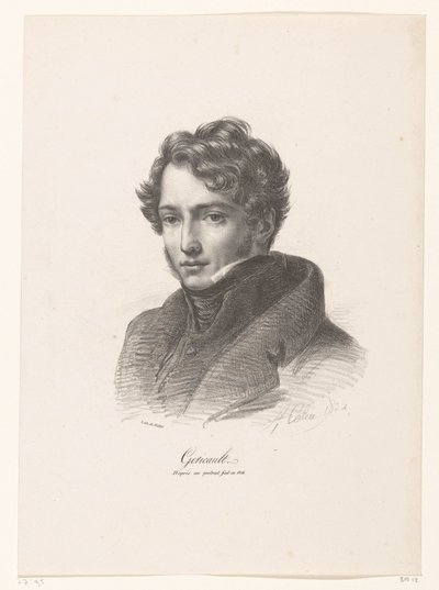 Portrait de Théodore Géricault - Alexandre Marie Colin