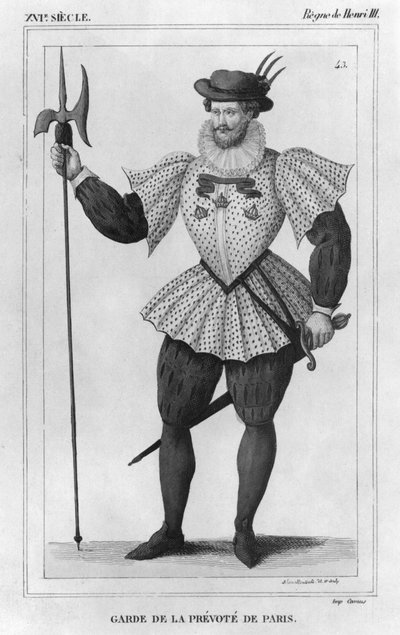 Garde de la prévôté de Paris sous le règne de Henri III (1574-89) - Alexandre Massard