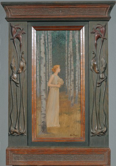 Une femme qui passe (peinture sur toile) - Alexandre Seon