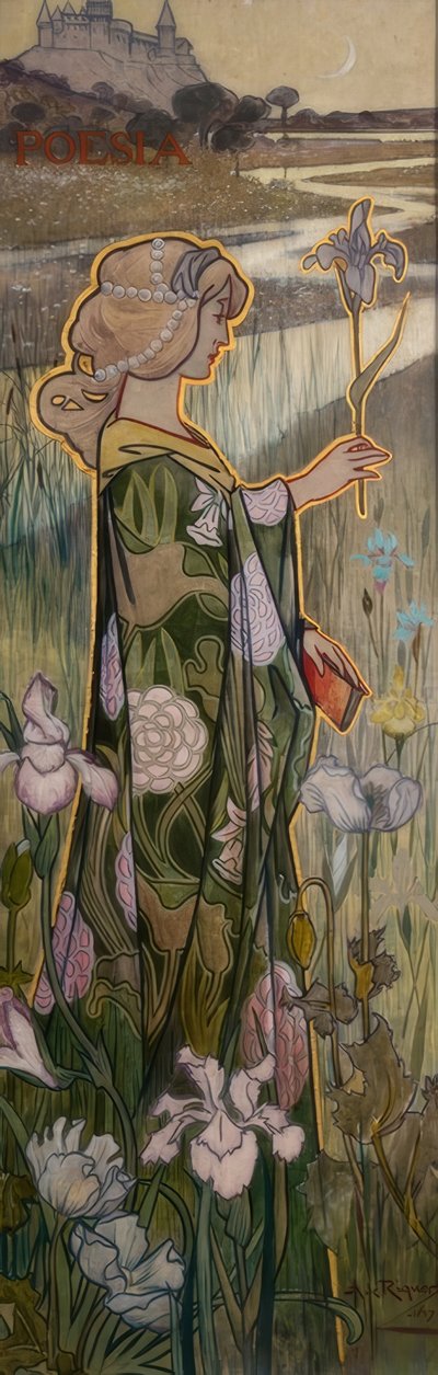 Allégorie de la poésie - Alexandre de Riquer