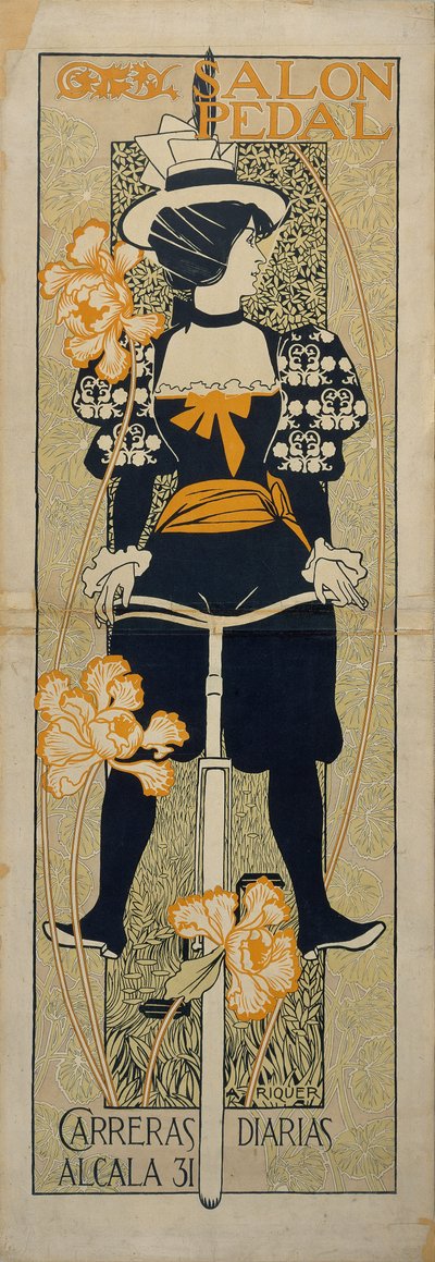 Affiche publicitaire Salon Pedal, 1897 - Alexandre de Riquer