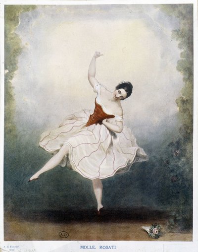 Danse classique : Mlle Rosati en 1848 - Alexandre de Valentini